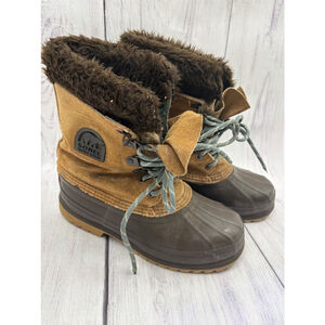 Vintage Kaufman Sorel Boots, Tan & Brown size 8.5?